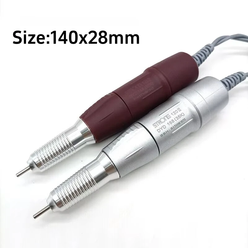 35000 rpm Micromotor Polijstmachine Handstuk STERKE 120II Elektrische Nail Boor Handvat Voor Machine Gel Polish Remover Cutter Tool