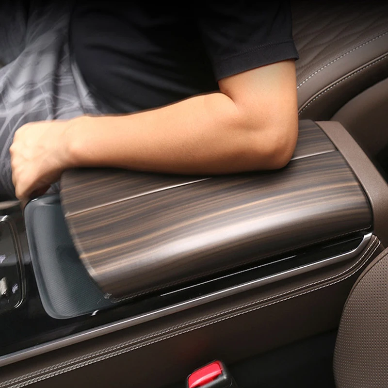 For BYD Han Ev/Dmi 2023 2022 2021 Accessories Car Central Armrest Box Cover Protector Trim Decoration Sticker Styling