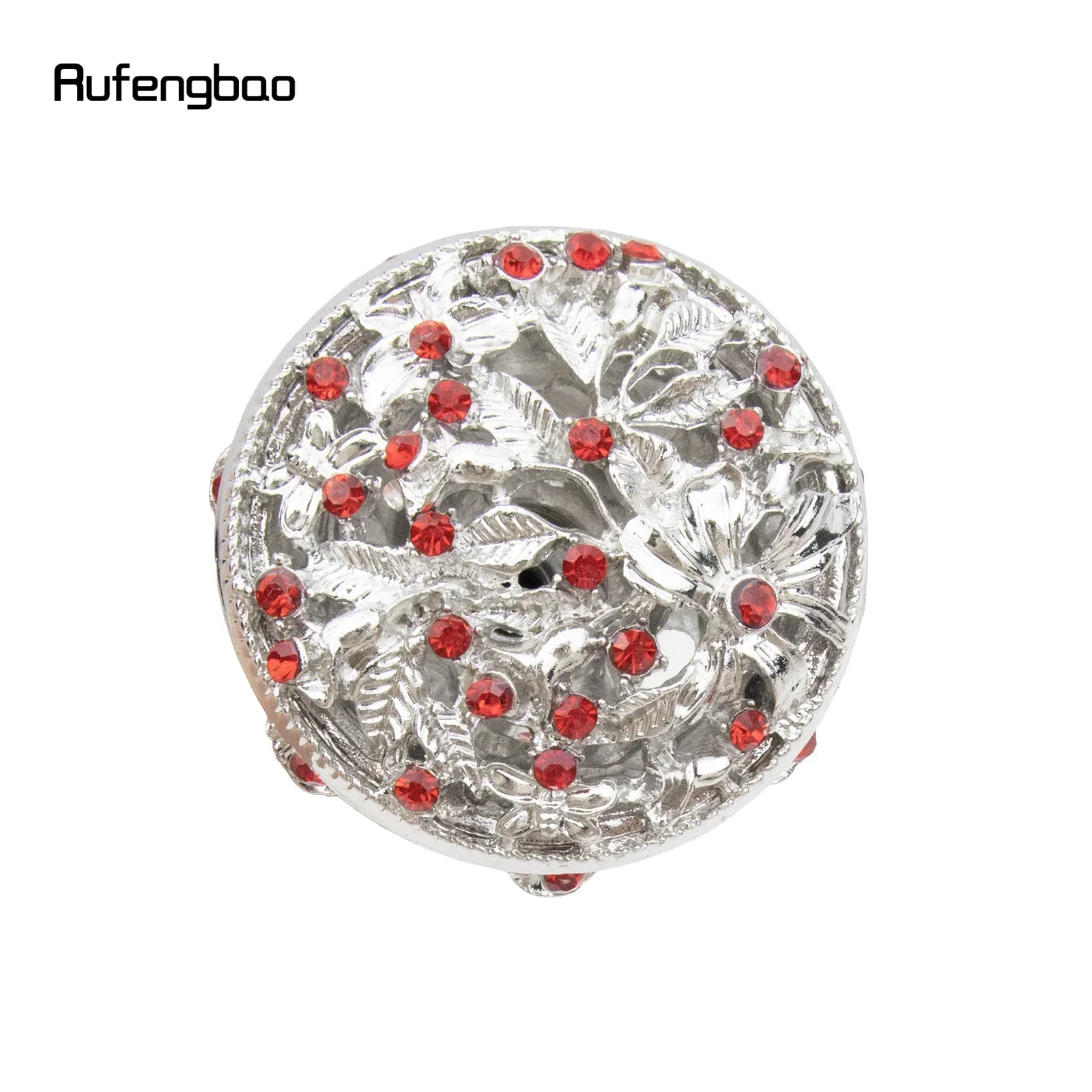 赤い人工ダイヤモンドの花が付いた白い杖、おしゃれな装飾杖、紳士らしいエレガントなコスプレ杖、クロシエ、87cm