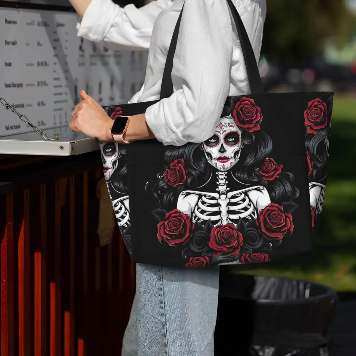 bolsa-de-praia-mexicana-catrina-girl-day-of-the-dead-bolsa-esportiva-para-academia-yoga-bolsa-grande-para-mulheres-bolsa-de-viagem-bolsa-fitness