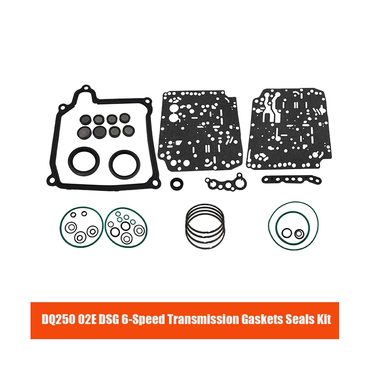 DQ250 02E Gearbox Repair Set for A3 Q3 Seta Golf 6-Speed Transmission Gaskets Seals Kit