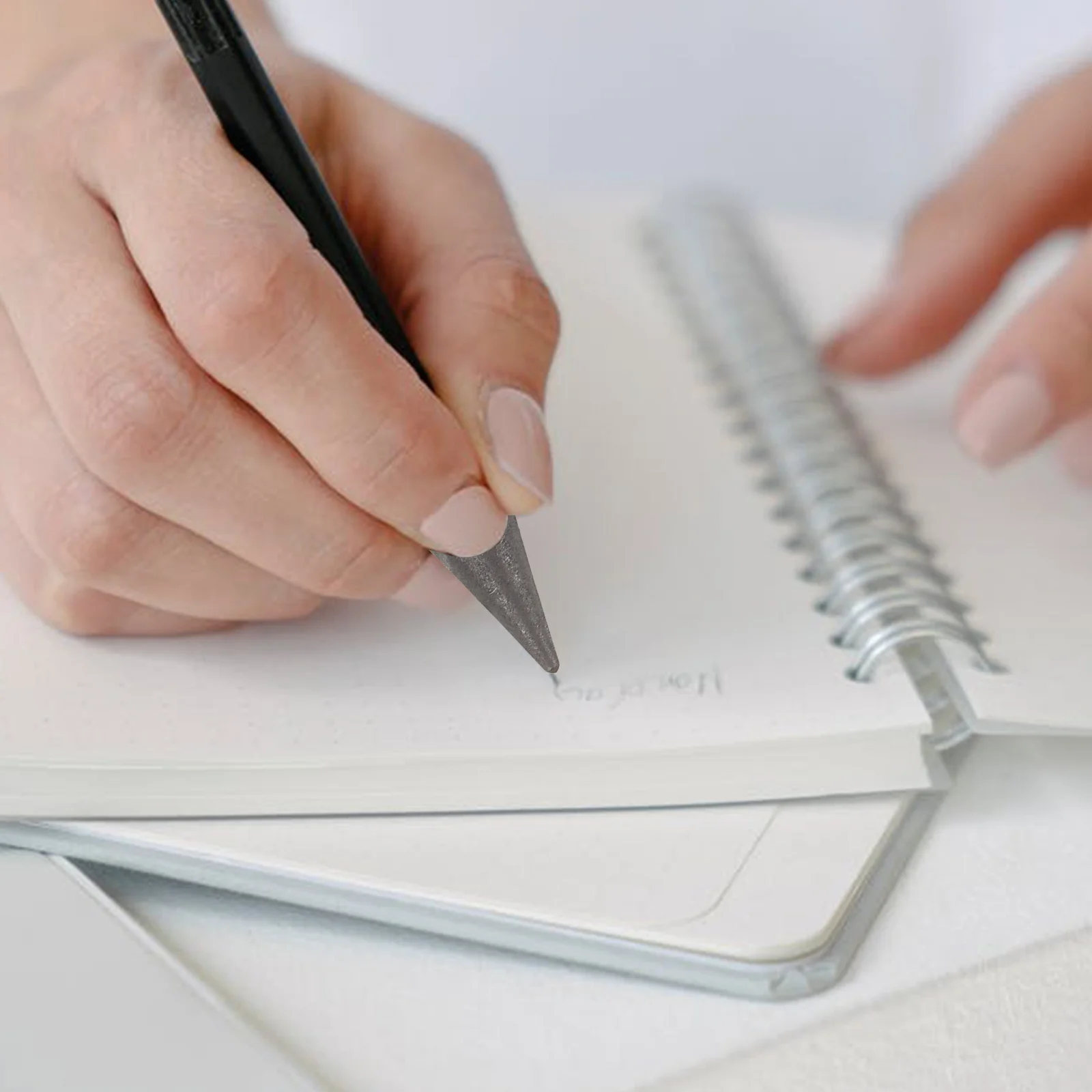 10pcs No-Sharpening Pencil Tips Replaceable Heads For School Stationery Drawing Writing Sketching Students Portable Inkless Pen