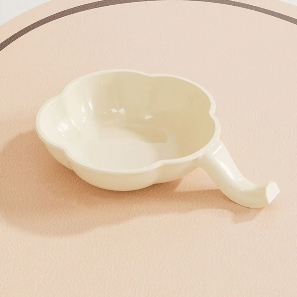 

6pcs Stackable Flower Shape Dipping Tray Extended Handle with Storage Box Appetizer Tray Plastic Sauce Serving Bowl