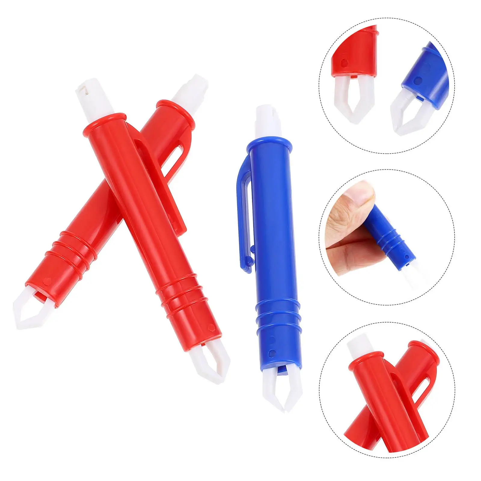 3Pcs Pet Flea Mite Removing Tweezers Ergonomic Anti-Slip Handle Precise Positioning Pet Cleaning Clip for Dog Cat Mite Flea