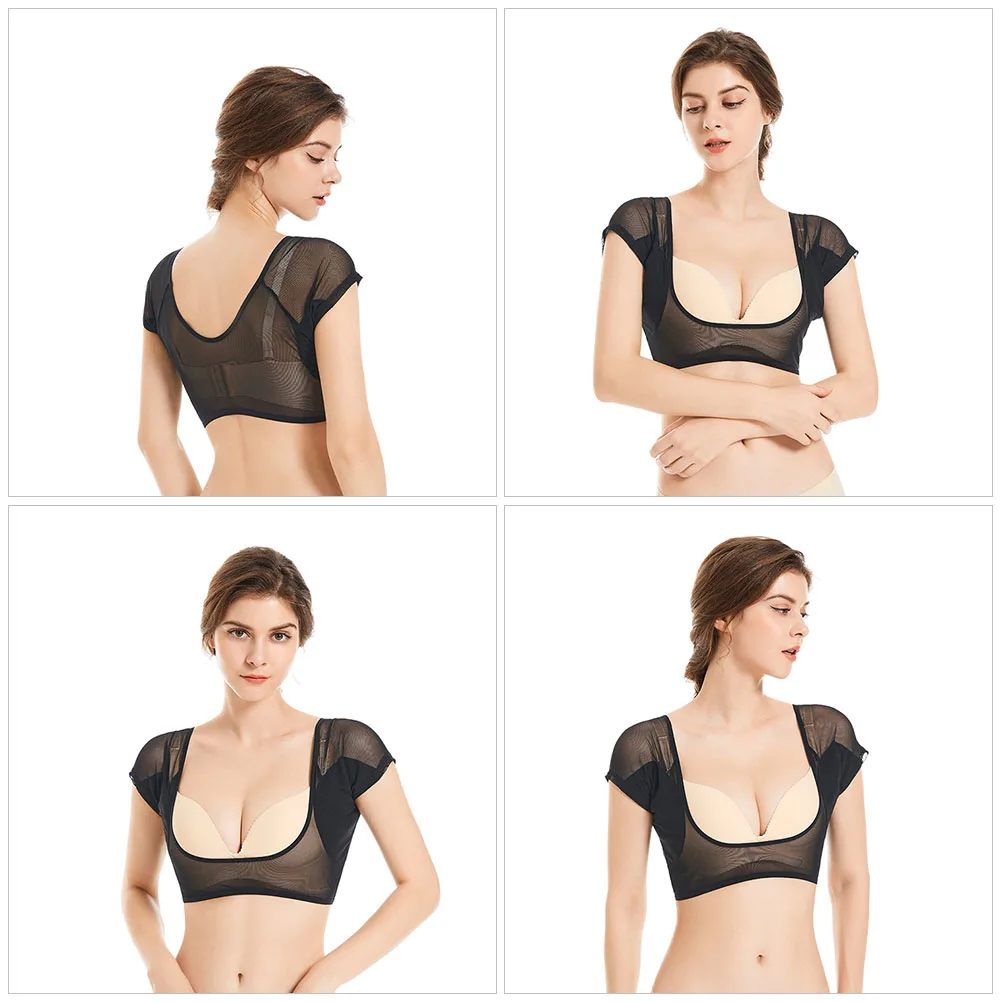 

Underarm Sweat Women Breathable Sweat-Proof Vest Ladies Armpit Sweat Vest For Yoga Running Dance Volleyball Cool