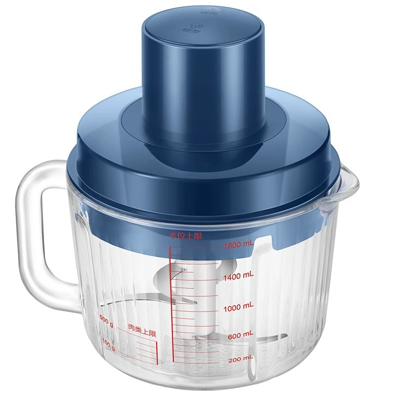 

Meat grinder, household multi-function, upgraded double knife head electric grinder for cutting vegetables