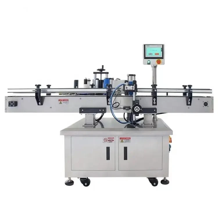 Electric Automatic Adhesive Label Applicator For Round Objects For Glass Jars Plastic Bottles Beer Cans Oral Vials HDPE Bottles