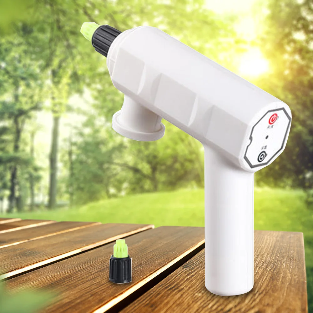 Electric Hand-Held Hose Sprinkle Nozzle Household Watering Irrigation Sprayer High Pressure Adjustable USB Charging for Car Wash