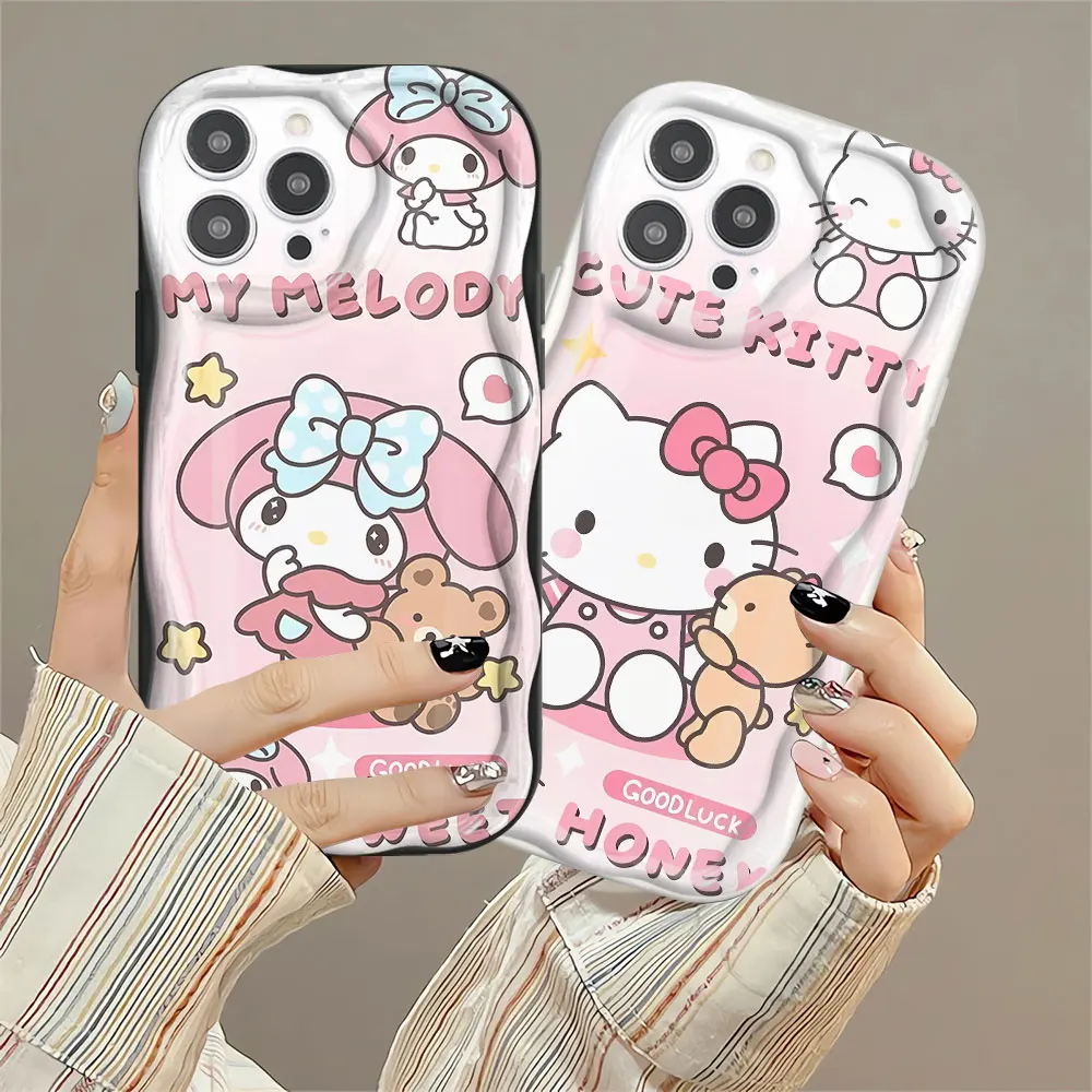 Soft Cover Case for Xiaomi Redmi Note 9S 10 Pro 11 Pro Plus 12 11 Pro 12 Pro 10 Lite 11S 12S 9 Sanrio Mymelody Hello Kitty