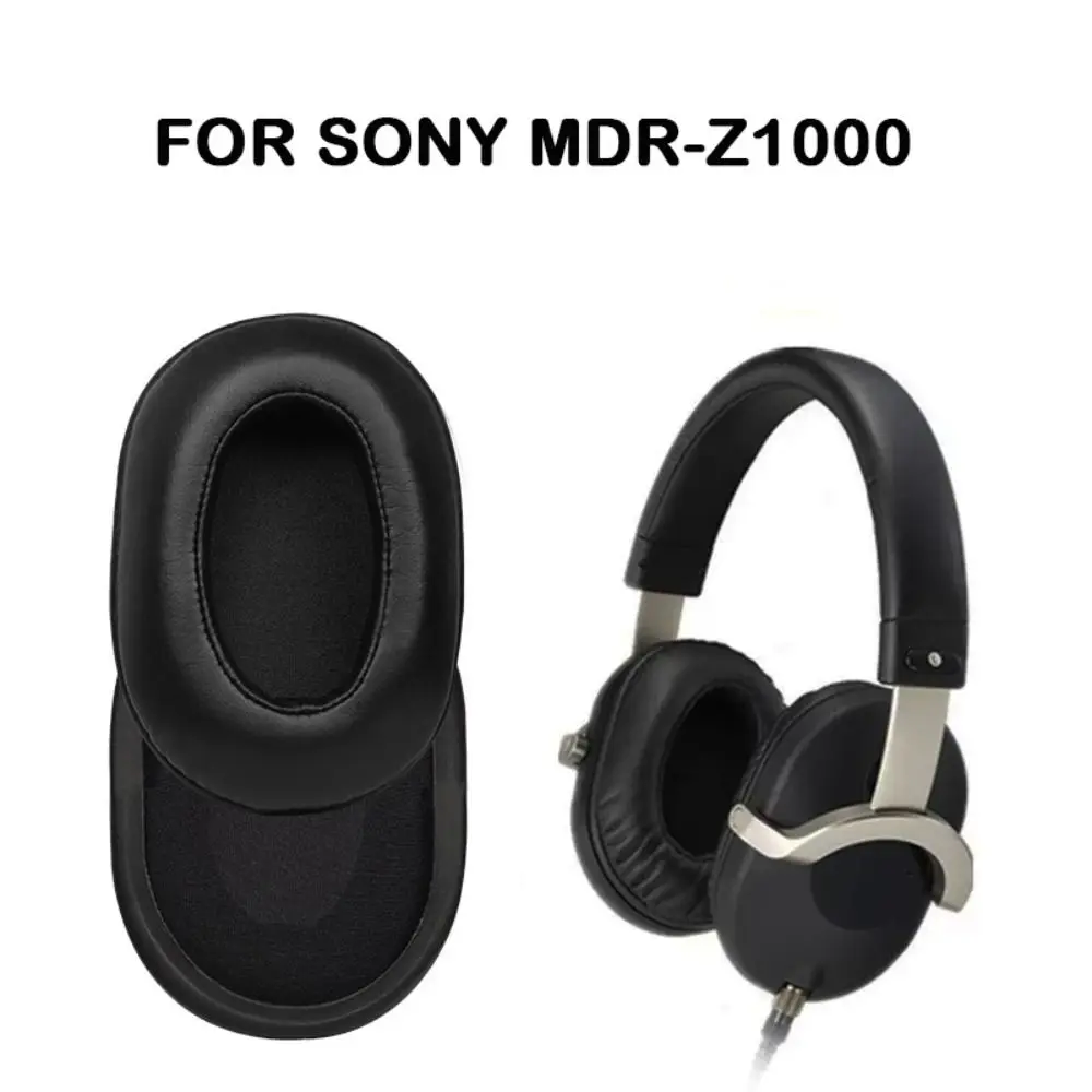 1Pair New Protein Leather Ear Pads Replacement Headphone Accessories Ear Cushion Foam Sponge Earpads for Sony MDR-Z1000