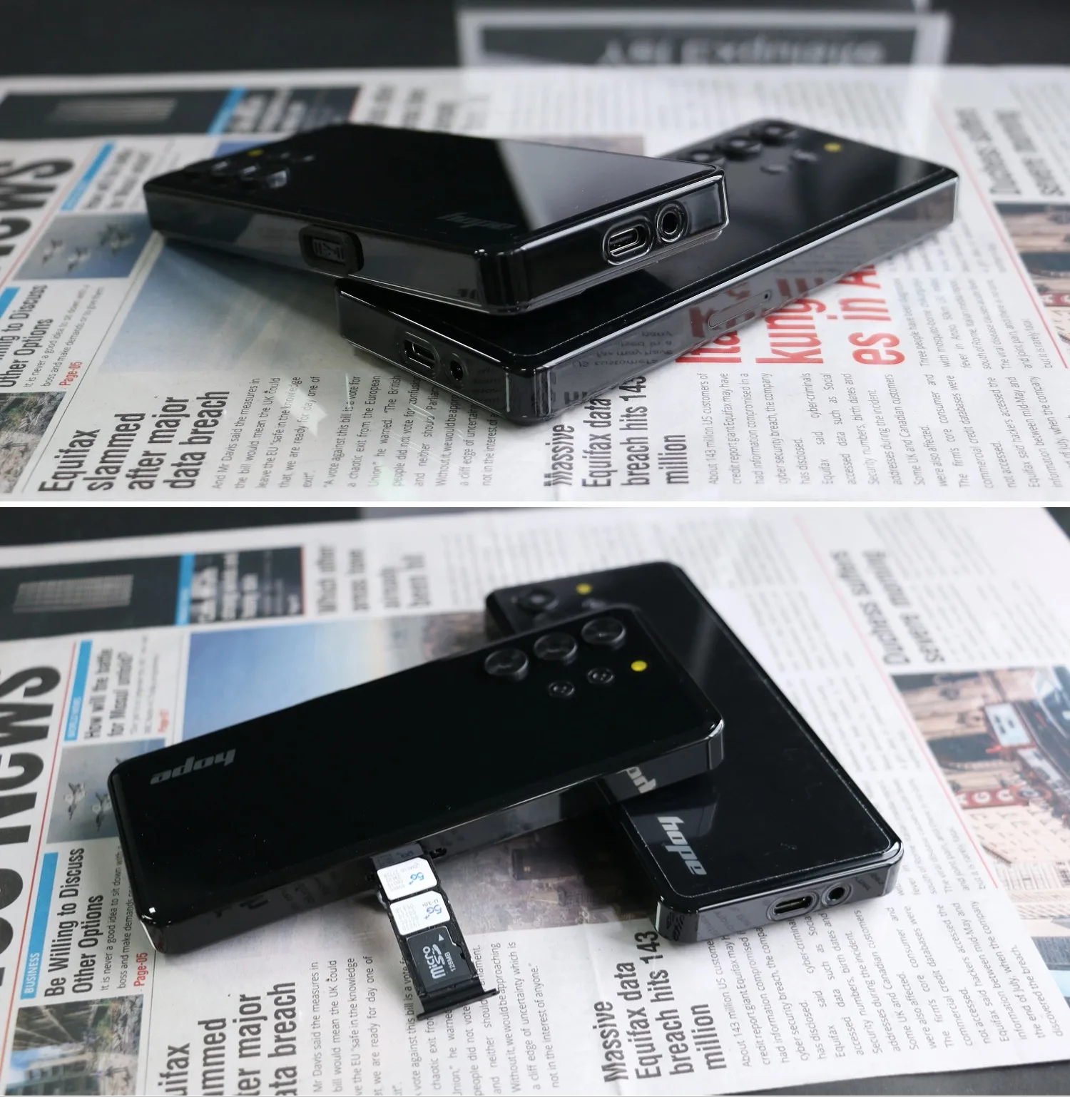 Unlocked 3.5" Touch Screen Keyboard Android Smart Slim Senior Phone 4G LTD Google Play OS 8.1 Push Button Dual SIM WiFi Hotspot