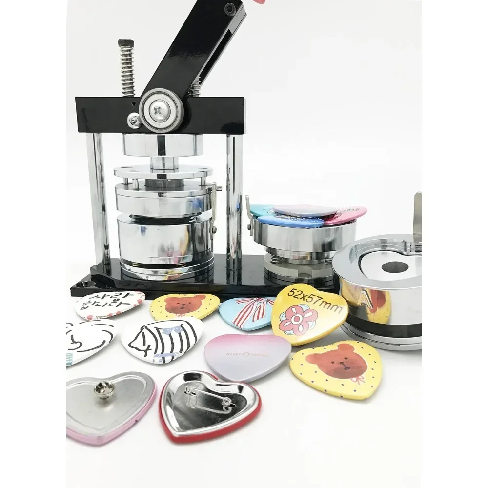 

Heart 53x57.5mm Interchangeable Button Badge Maker Button Maker
