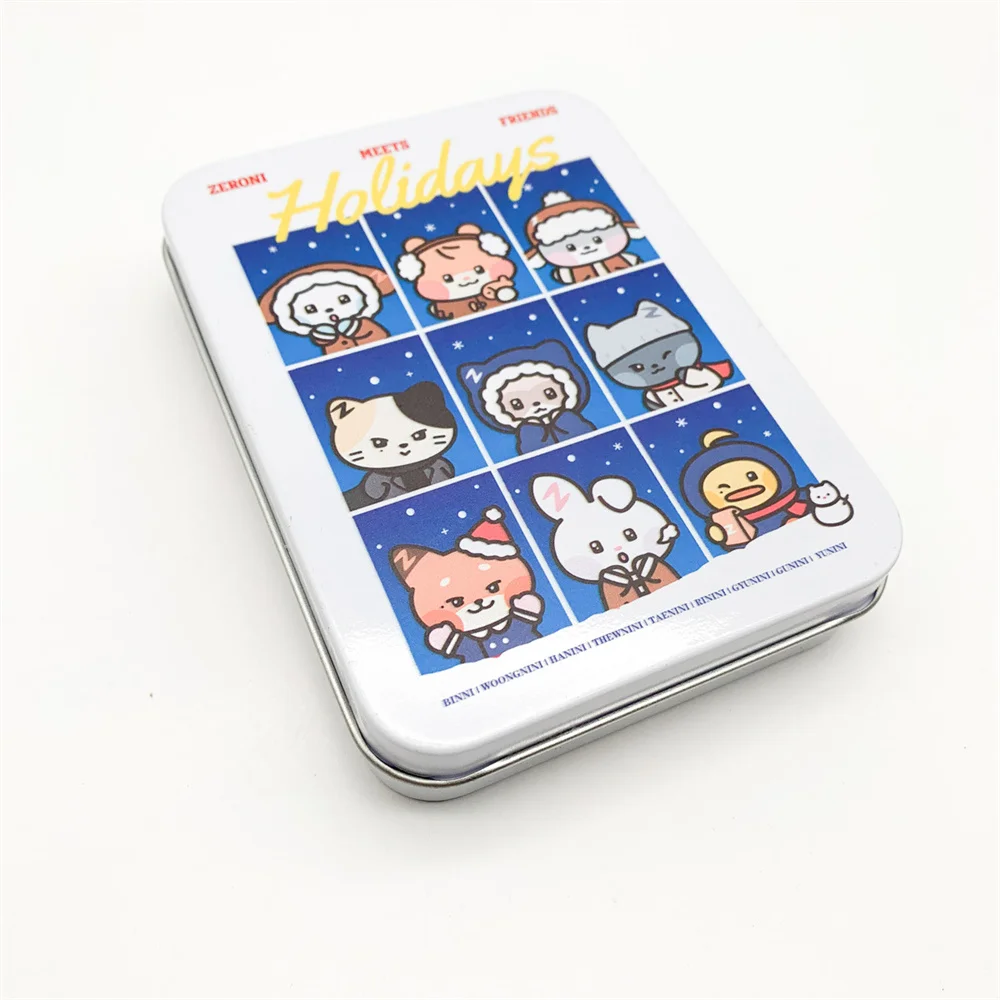 Kpop Idols Cartoon Cute Small Card Storage Box ZB1 PARKGUNWOOK RICKY ZHANGHAO KIM CHAEWON HUH YUNJIN KAZUHA Fans Gift Collection