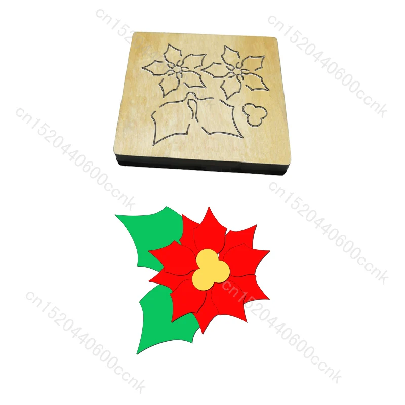 

Деревянные штампы для резки цветов для скрапбукинга, новые, разные размеры, V-722