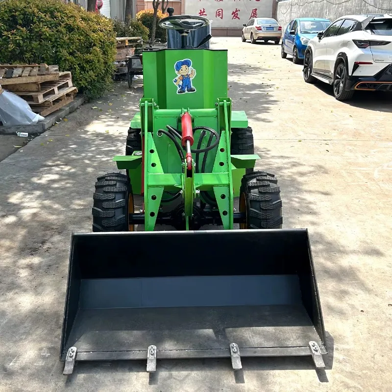 

Mini 4Wheel 1Ton 1.8ton 0.5ton Cheap Loaders 4wd Farm Multifunction Electric Loader with CE Certificate for Sale