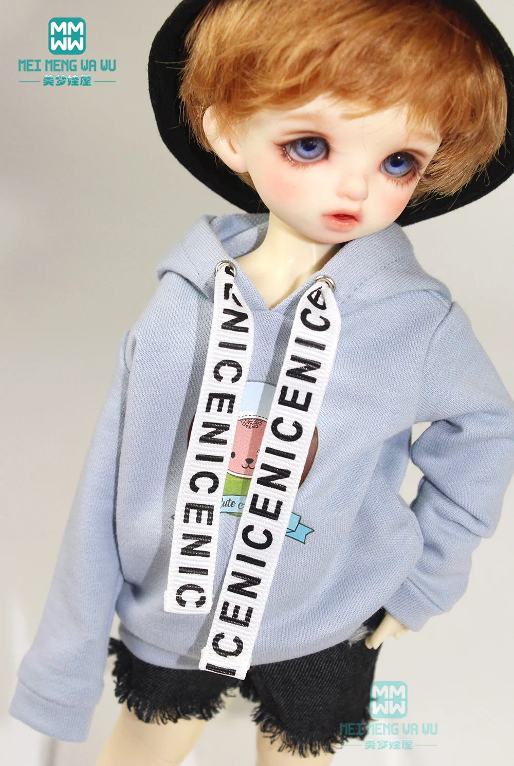 

Подходит для кукол 30 см 1/6 BJD YOSD MYOU, игрушки, одежда для кукол, модные толстовки, джинсы