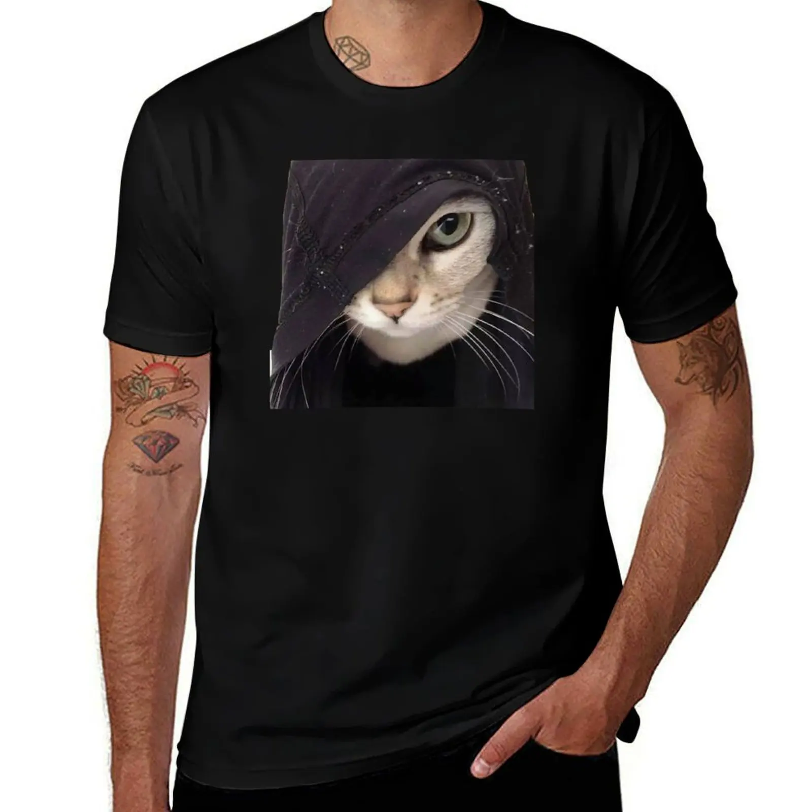 

Assassin cat T-Shirt Stretch Fabric Comfort T-Shirt