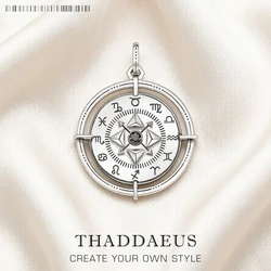Amulet Elements Of Nature Pendant Brand New Vintage Fashion 925 Sterling Silver Jewelry Europe Accessories Gift For Women Men