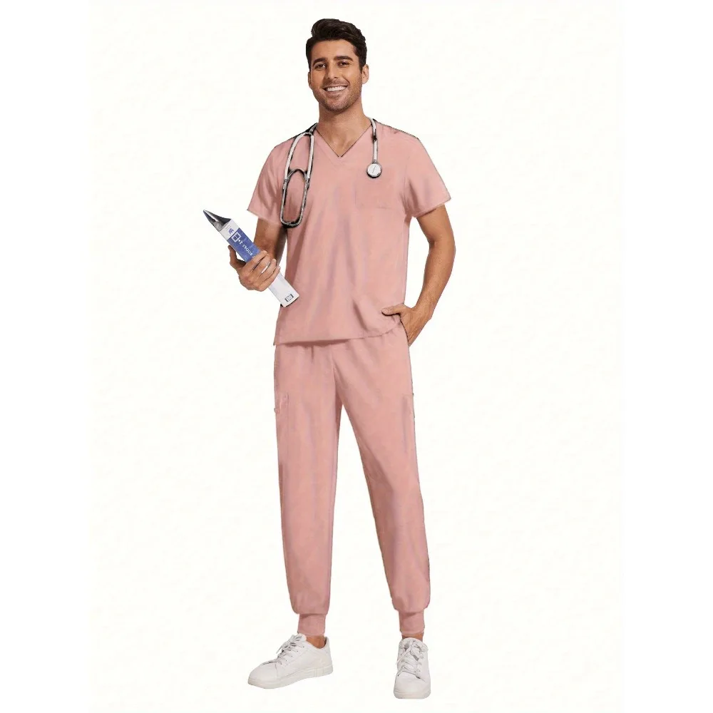 Vendita calda Uniformi ospedaliere antirughe Pantaloni da lavoro all'ingrosso Scrub Uniformi da infermiera Set da infermiera unisex