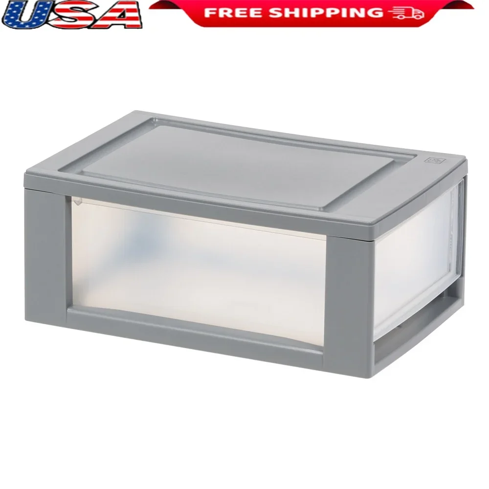 

6Qt Clear Stackable Storage Bins Under Bed Modular Plastic Drawers Efficient Organizing Storage Solution Clothing Toys Office