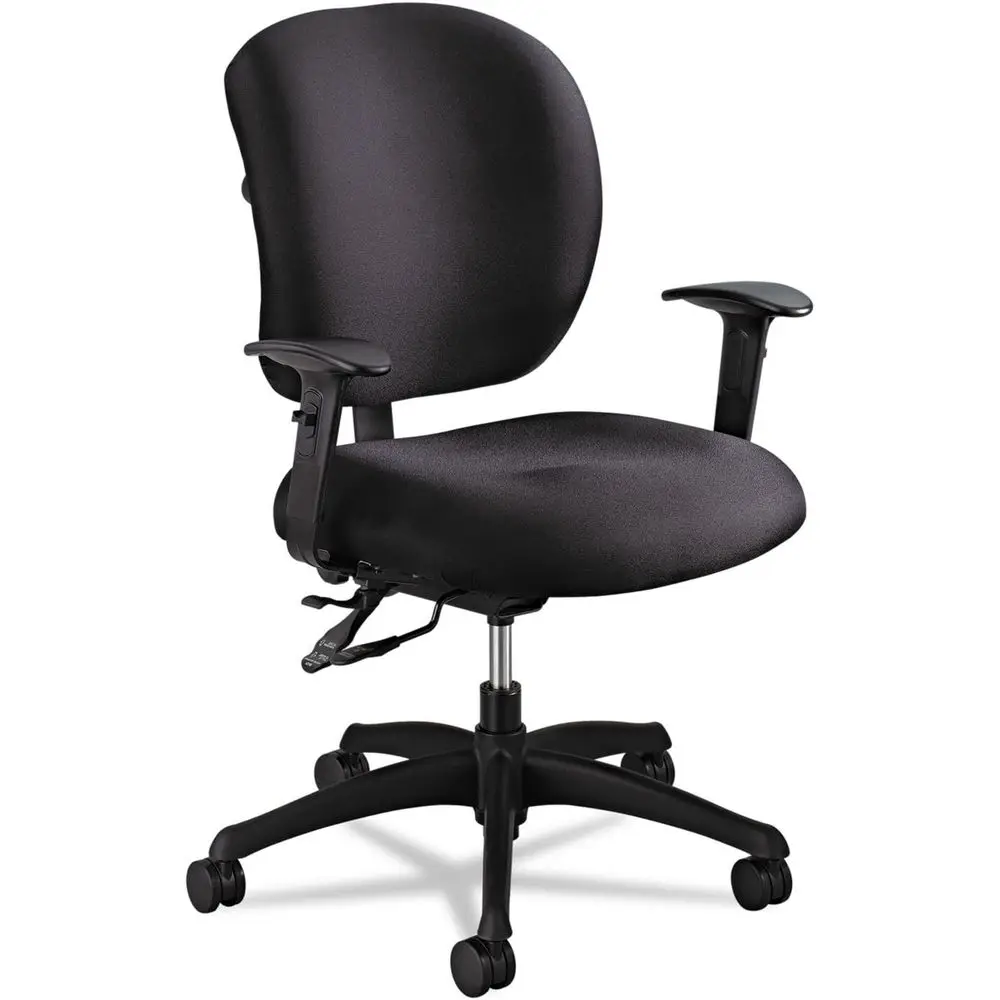 

24-7 Task Chair with Optional Arms, Black