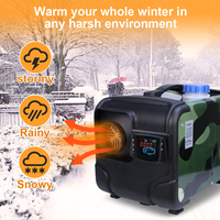 12V 24V 220V 3-in-1 Universal 5KW Car Heater Auxiliary Air Heating Low Noise Heater For Truck Bus RV Motorhome Trailer Boat