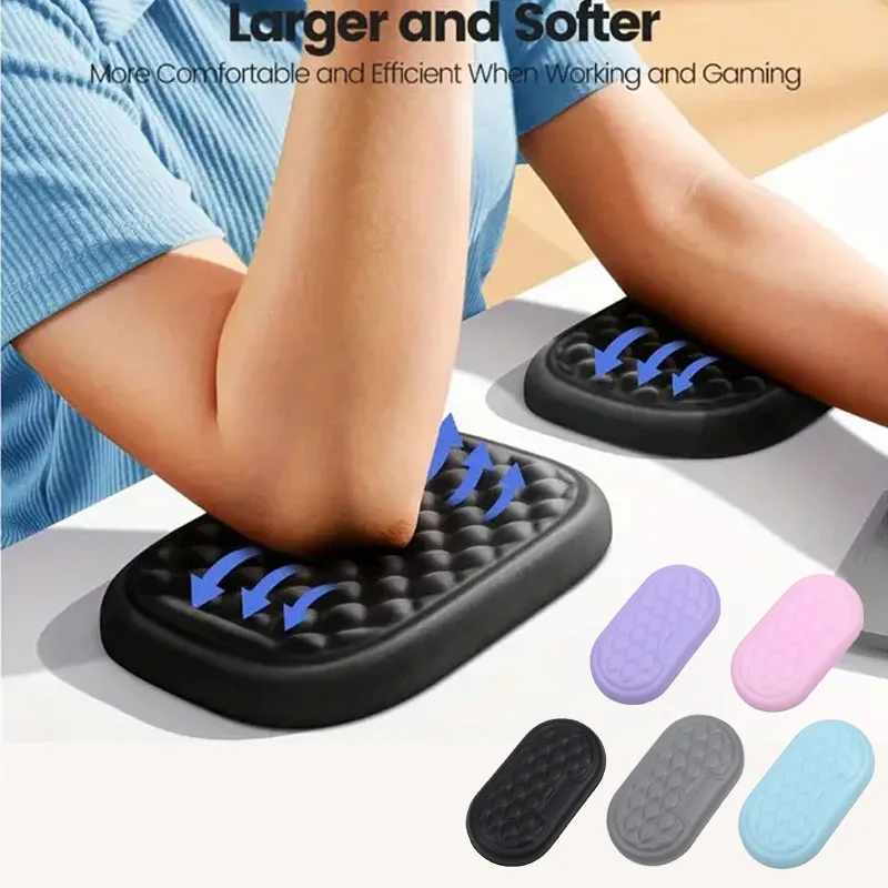 Ergonomic Wrist Rest Pad Armrest Pad Elbow Rest Pad Relief Elbow Pain Computer Armrest Arm Wrist Rest Support Mouse Pad for Desk