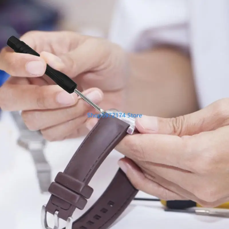 Y3NB Portable Quick Release Spring Bar Watch Strap Removal Tool Watch Repair for Watch Strap Plastic Handle & Steel Blade-