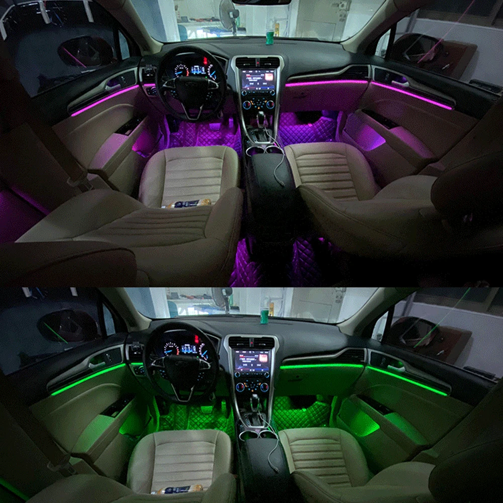 64 color LED Ambient Light for Ford Mondeo 2013-2021 LED Color Ambient light Interior Lighting Decorate Atmosphere Lamp