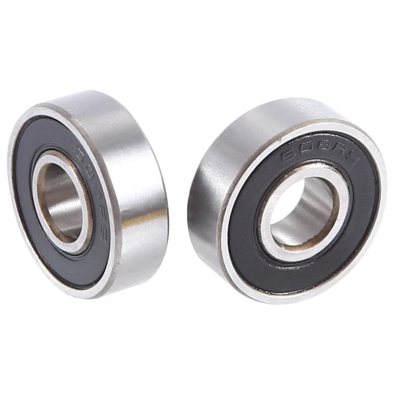 100 PCS Groove Ball Bearing Bearing Steel And Double Rubber Sealed Miniature Deep Groove Ball Bearing (8 X 22 X 7Mm)