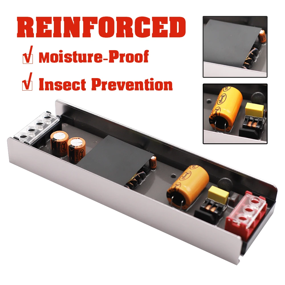 Glue Pouring LED Power Supply DC 12V 24V 48V 60W 100W 200W 300W 400W Reinforced Lighting Transformers For LED Driver