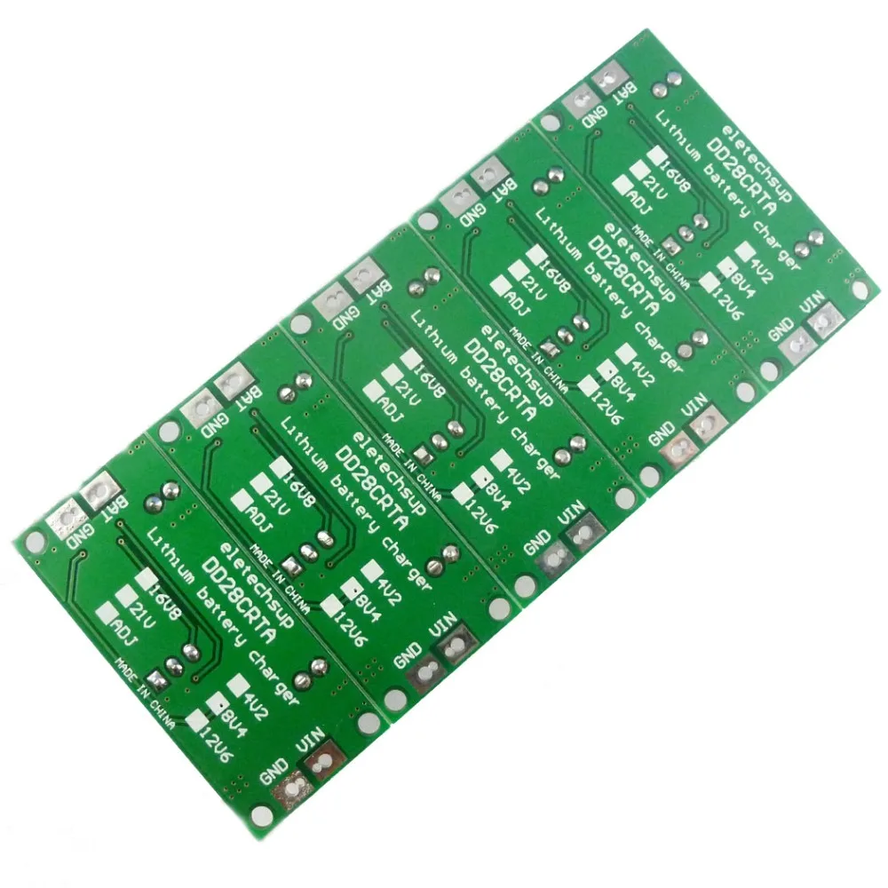 5 Pcs 1A 3.2V 6.4V 9.6V 12.8V 16V 19.2V LiFePO4 Batterie Charger Charging Module Board