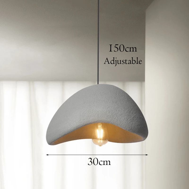 WSabine-i-Lampe Suspendue au Design Nordique Japonais, Luminaire Décoratif d\'Nik, Idéal pour une Table à Manger, un Salon, une Chambre à Coucher ou