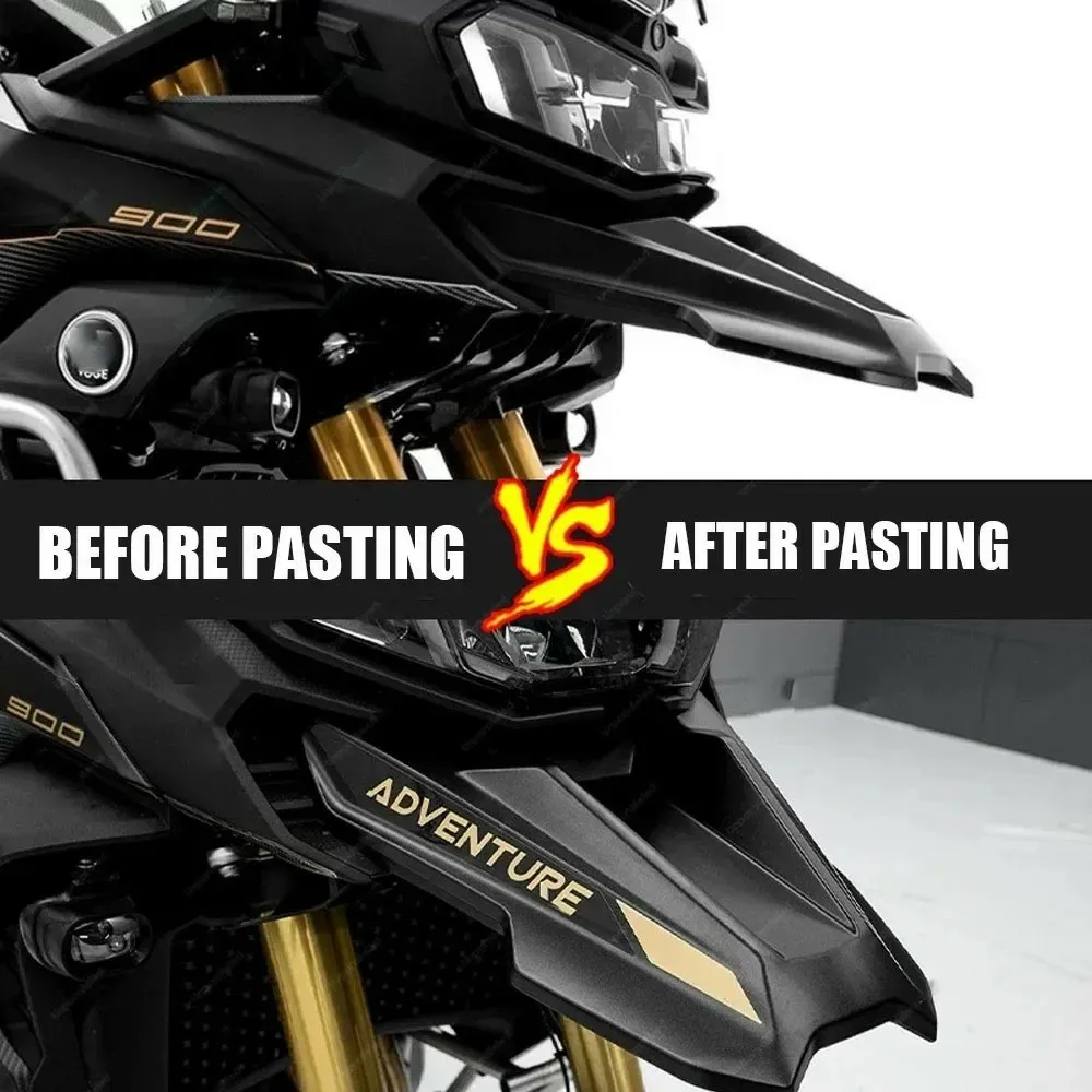 For VOGE 900 DSX Head Front Lip Stickers Motorcycle Accesories MOTO Case Protector Decals Valico DS X DS900X DSX900 900DSX 2024