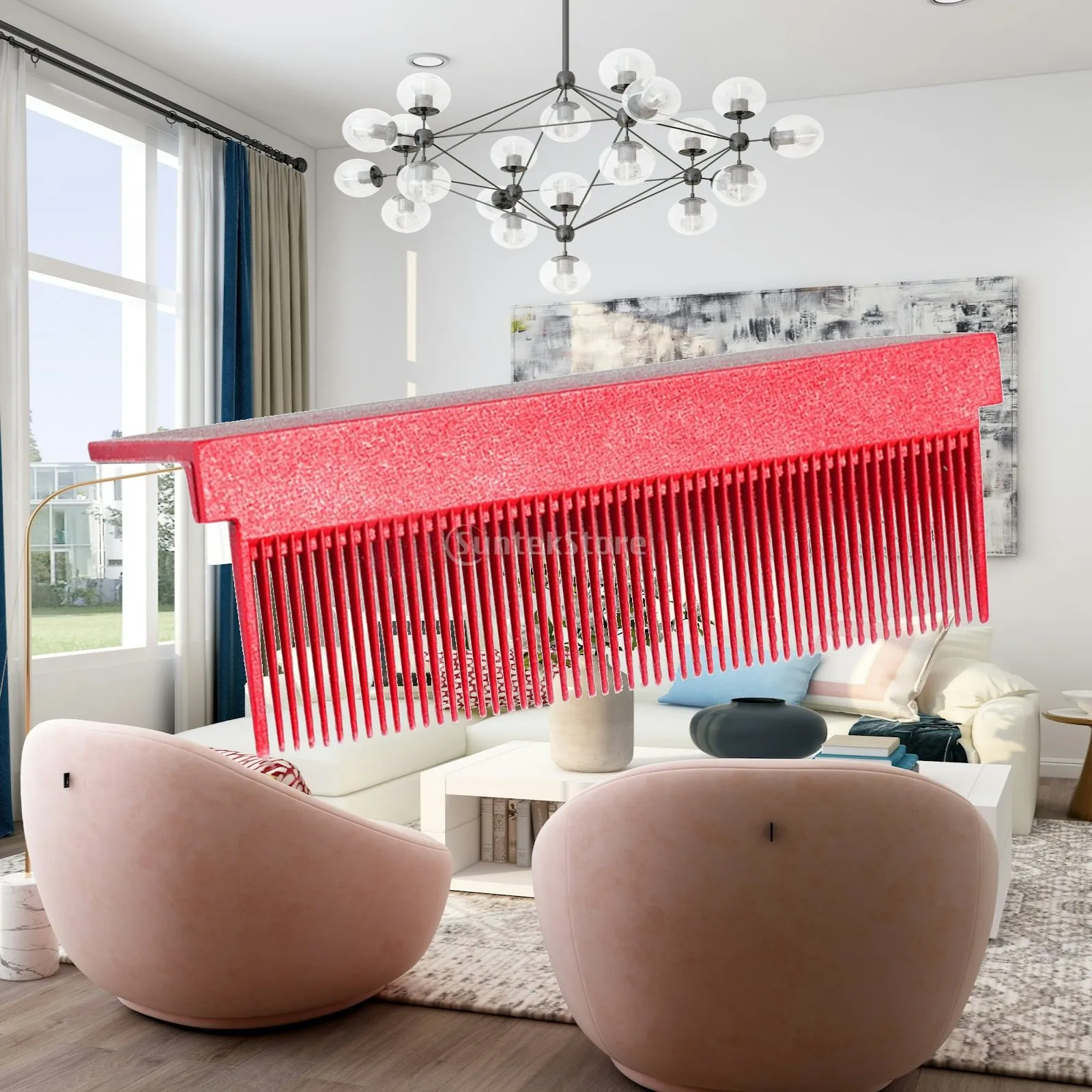 Mini Hair Curler Tools Comb Attachment Straight Combs Portable Hair Styling Accessories Spare Parts for Hair Straighteners