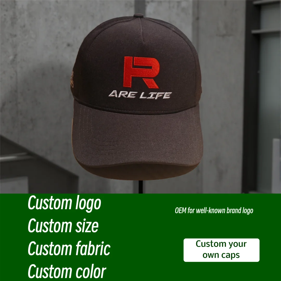 

Custom Christmas Camping Logo 5 Panel Baseball Cap Waterproof Adjustable Outdoor Sports for men and women in autumn and winter
