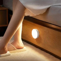 Motion Sensor Light Bedroom Night Light Room Decor USB LED Lamp Rechargeable Home Decoration Lights For Stairs Hallway Closet