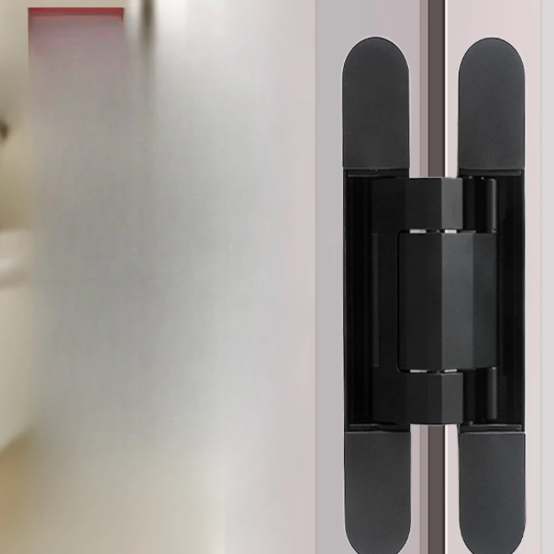 Automatic door closing rebound dark hinge 2D adjustable closed