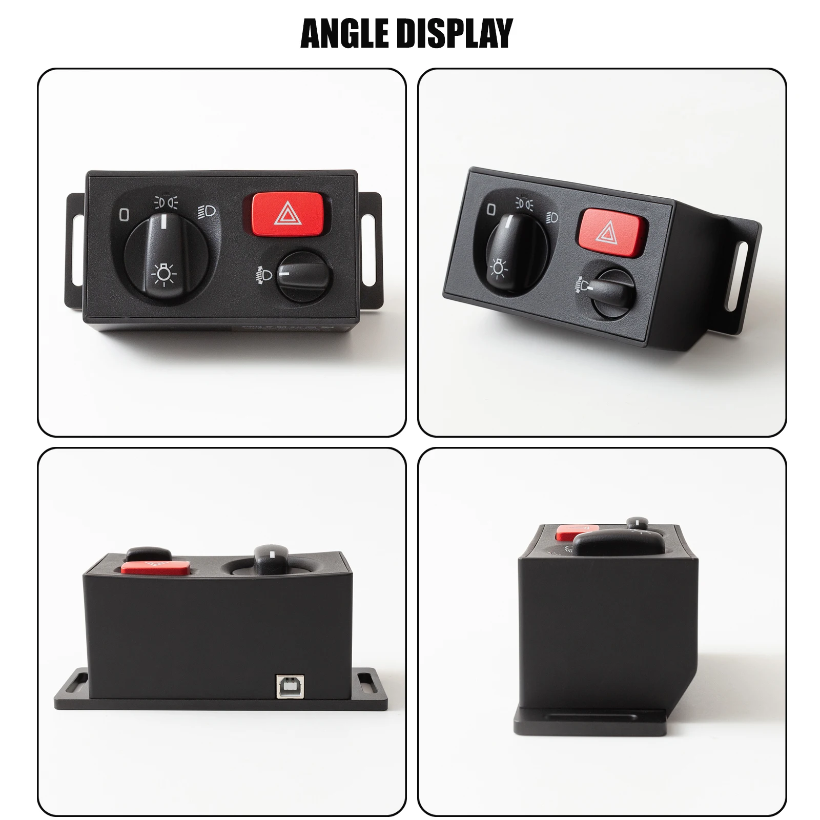 PC USB Scheinwerferschalter-Hub für ATS ETS2 CTS Euro Truck Simulator 2 für Logitech G29 G27 G923 Thrustmaster T300RS/GT PXN MOZA R3 – Detail 4