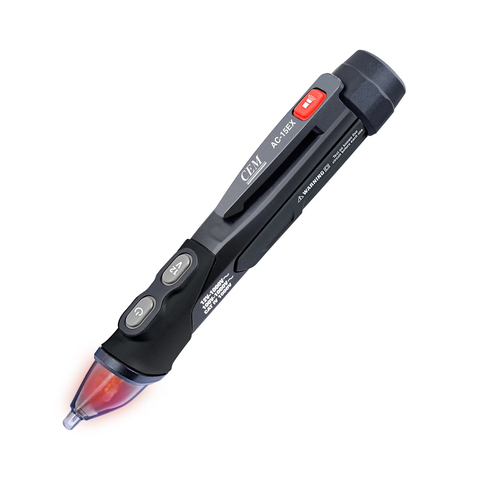 

AC-15EX Non-contact Electrotechnical Pen Voltage Tester Built-in Flashlight Magnetic Flux Induction Ex ib ⅡB T4 (ATEX)