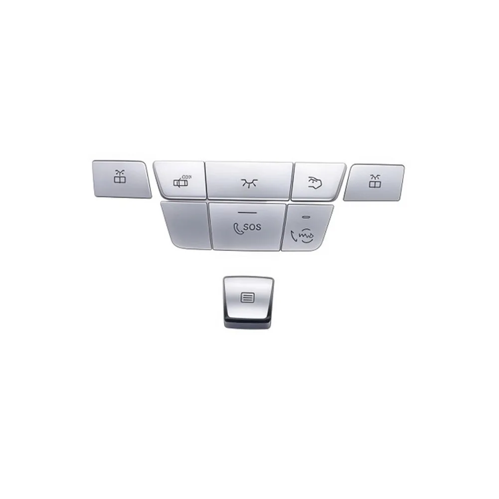 9Pcs Silver Roof Re…