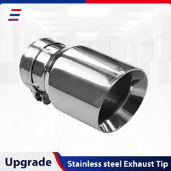 Exhaust Racing Universal Exhaust Tip Stainless Steel tail pipe for car decoration nozzles Muffler Tail Tips Modify