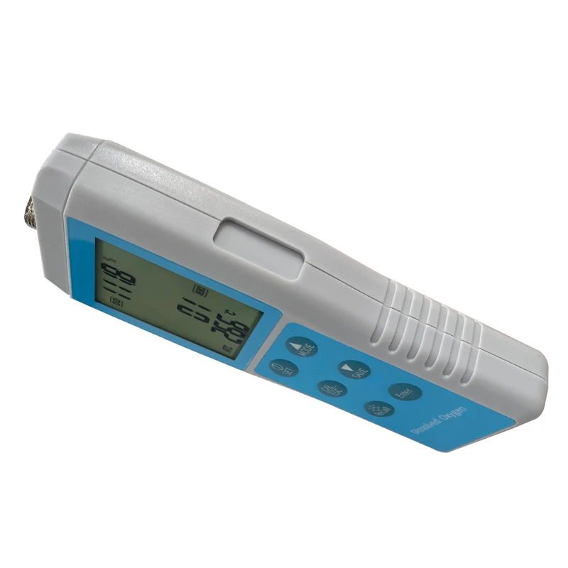 Upgraded Dissolved Oxygen Meter Tester Analyzer DO Sensor Meter With 3.5m probe 0-30.00 mg/L 199.9% with ATC and 99 data stores