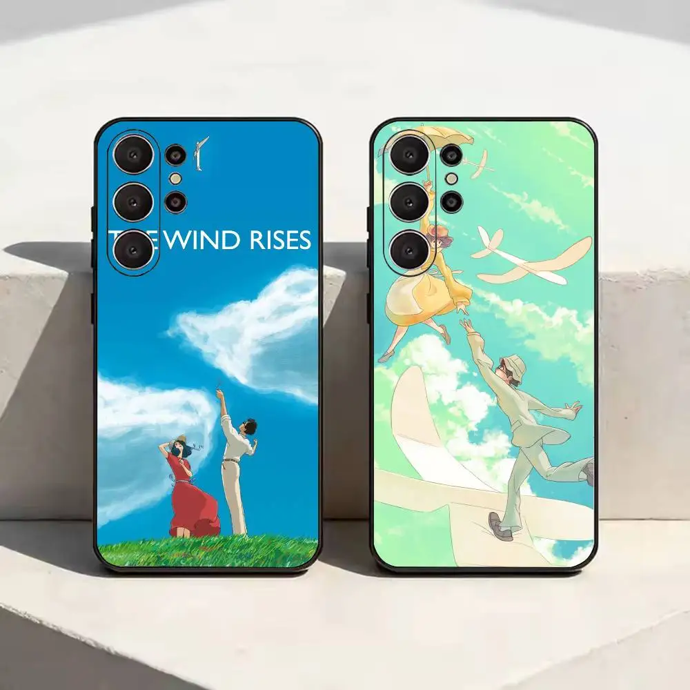 Romantic warm Anime The Wind Rises  Shockproof Soft Case For Samsung S20,21,22,23,24,25,26,10,9,Ultra,Plus,Fe, Lite