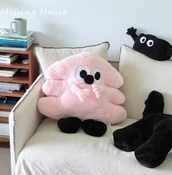 Funny Pink Tree Hold Arms Big Hug Eyes Home Creative Back Cushion with Core Pillow Sofa Home Bedroom Gift Cartoon