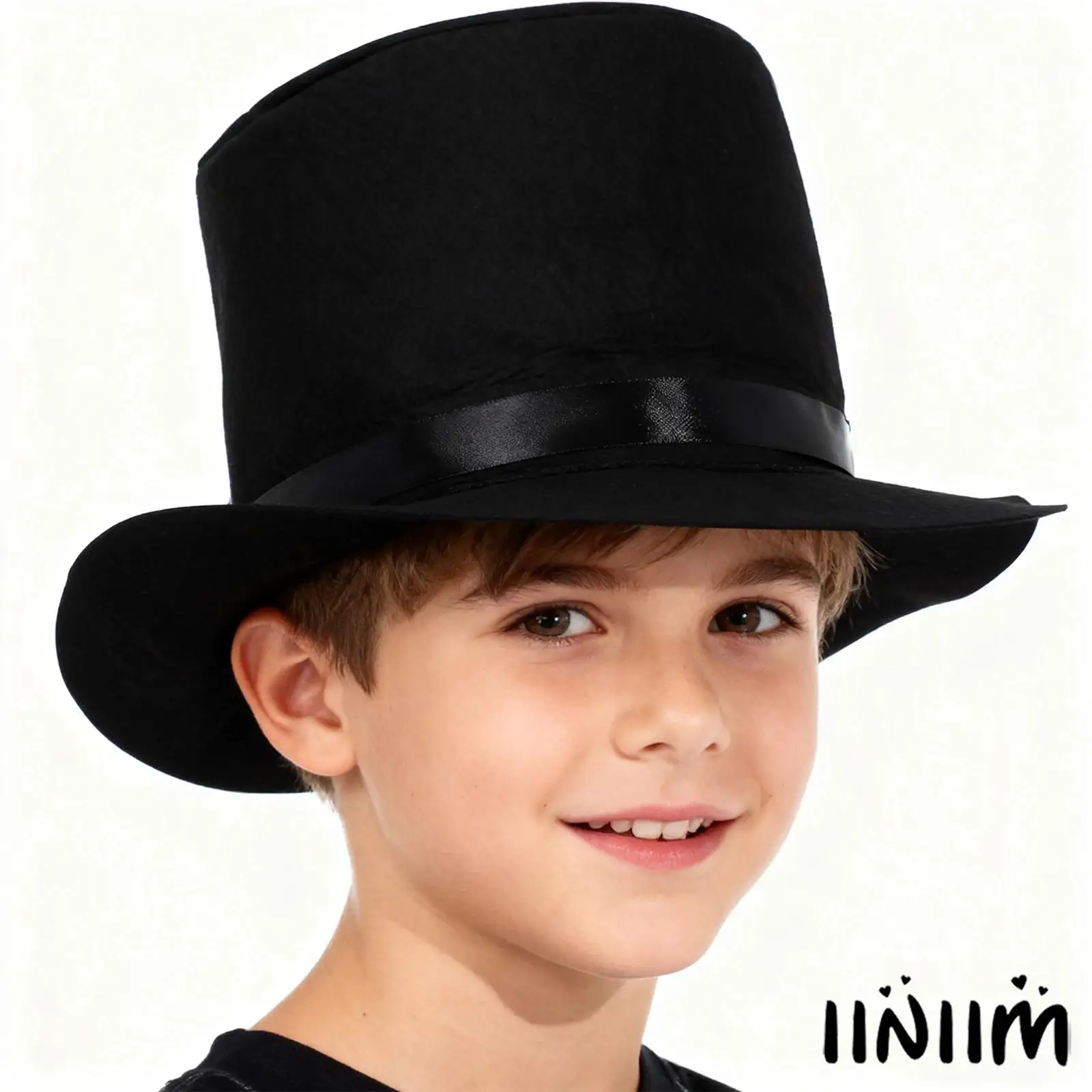 

1Pc Snowman Top Hat Circus Ringmaster Top Hat Christmas Santa Felt Hat Christmas Headwear for Parties Costumes Accessories