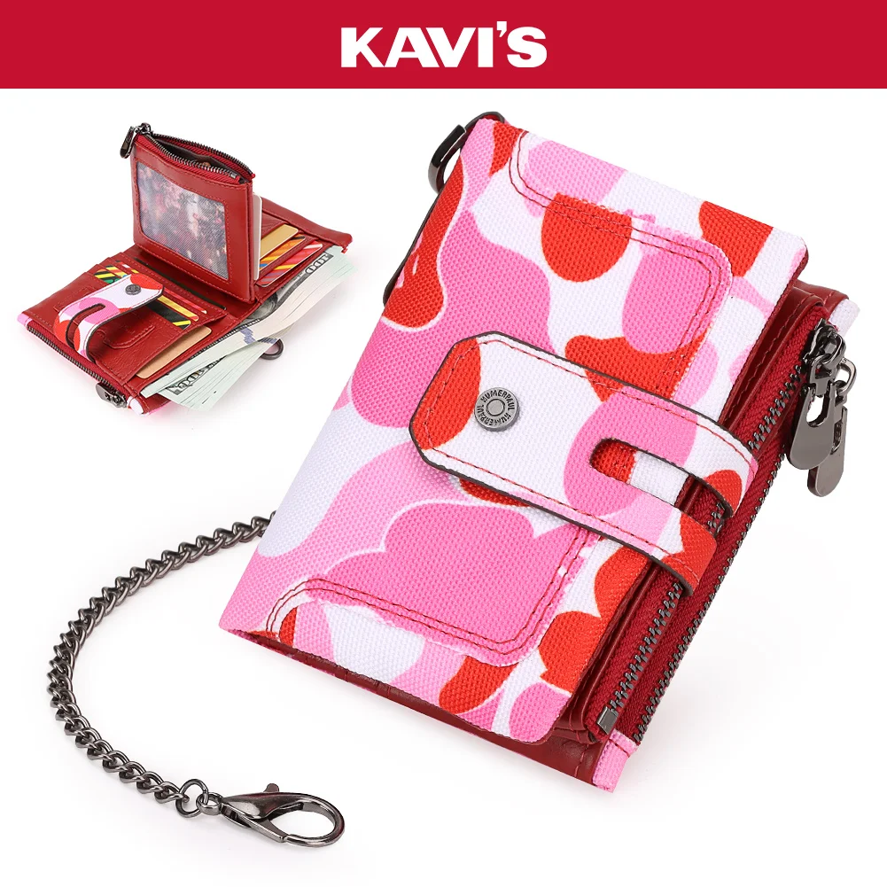 

Fashion Men's Oxford Wallet with RFID Blocking Credit Cards Holder and Zipper Coin Purse Classic Short Male Portomonee