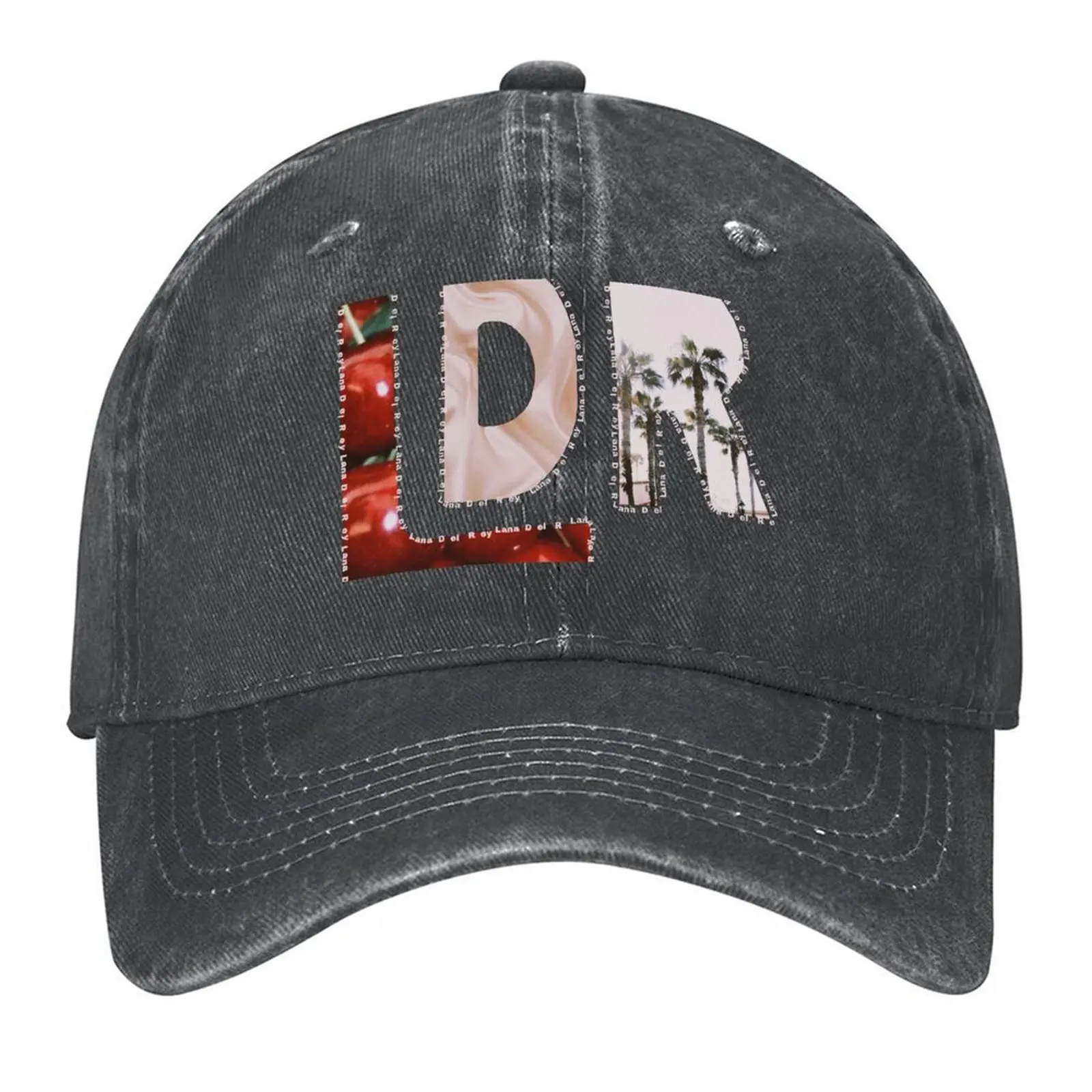 

Lana Del Rey fan logo Baseball Cap Rave Ball Cap Cosplay Hat Man Luxury Men's Caps Women's