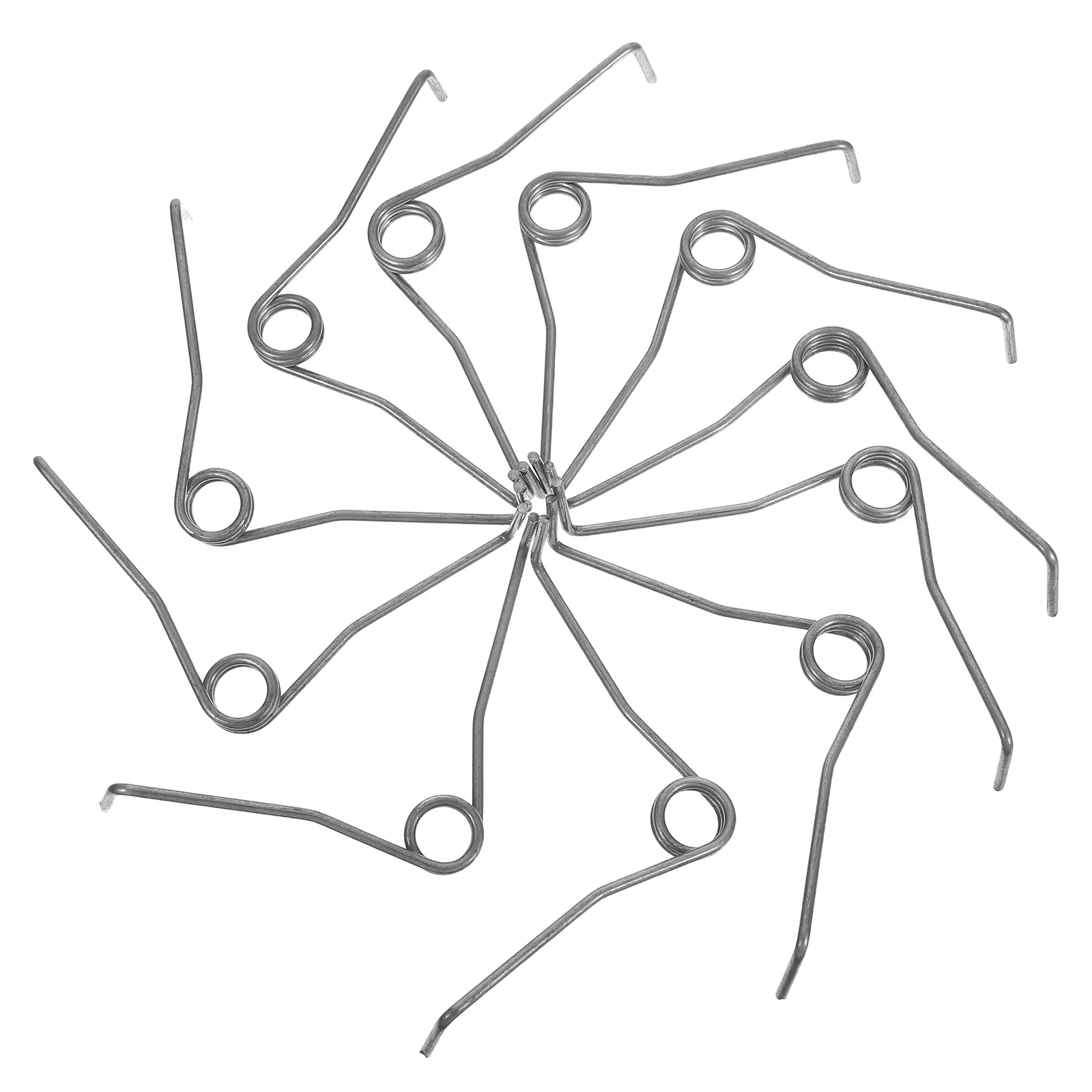 

10pcs V-Shaped Pruning Shear Springs Replacement Garden Tool Tension Springs For Branch Cutters Trimming Scissors Metal Spring