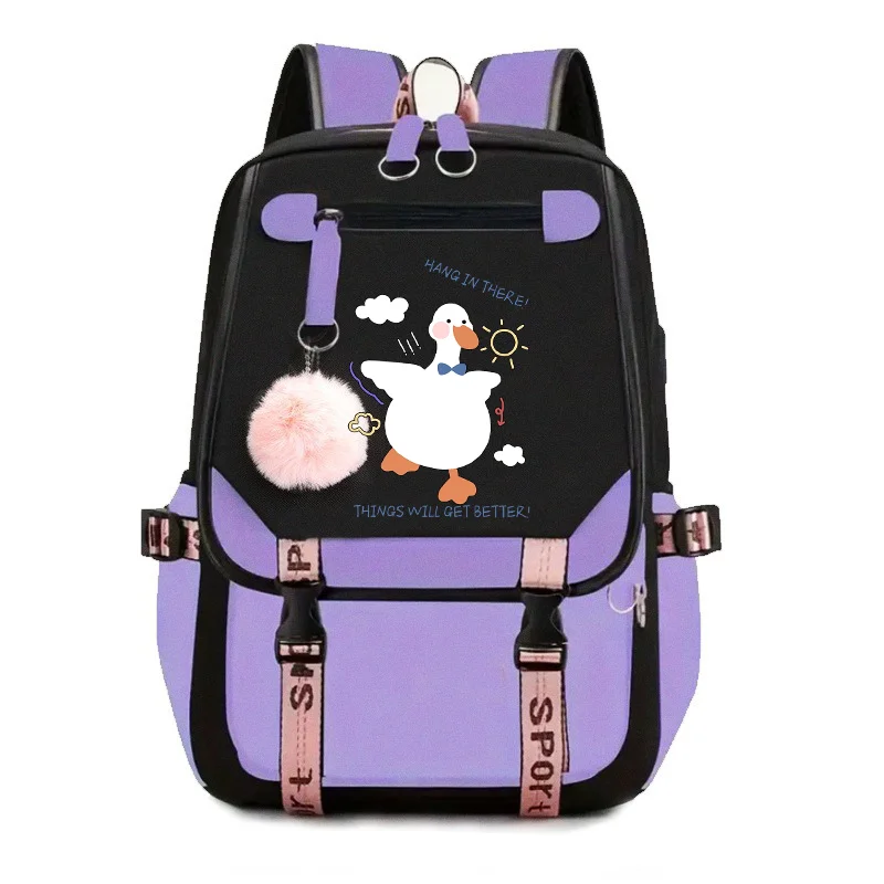 Unisex Large Capacity Waterproof Computer Backpack Multi-Pocket Wear-Resistant Student Commuting Bag Durable Stylish Versatile